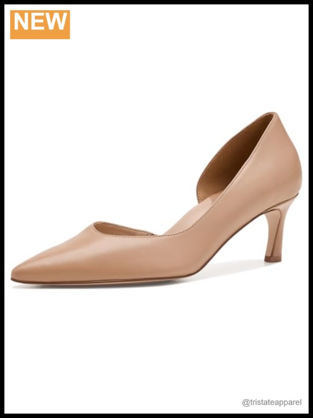 Naturalizer Faith Leather Pump Pointed Toe Stiletto Heel Formal Heel